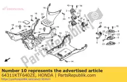 Here you can order the lid, maintenance *r212r * from Honda, with part number 64311KTF640ZE: