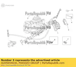 Qui puoi ordinare coppia pastiglie da Piaggio Group , con numero parte GU05654630: