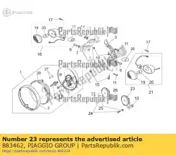Aquí puede pedir eléctrico h de Piaggio Group , con el número de pieza 883462: