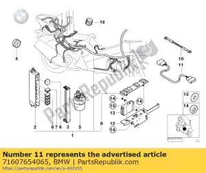 bmw 71607654065 adapter wiring harn., opt. equ. access. - Bottom side