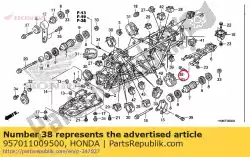 Aqui você pode pedir o parafuso, flange, 10x95 em Honda , com o número da peça 957011009500: