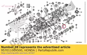 honda 957011009500 parafuso, flange, 10x95 - Lado inferior