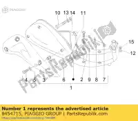 8454715, Piaggio Group, kat uitlaat. kont. piaggio vespa et liberty lx 125 150 200 1996 1998 2000 2001 2002 2005 2006 2007, Nieuw