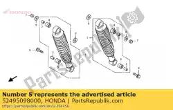 Ici, vous pouvez commander le buisson, caoutchouc auprès de Honda , avec le numéro de pièce 52495098000: