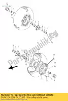 5474104200, Suzuki, spacer,fr. axle suzuki lt50 quadrunner lt 50 , New