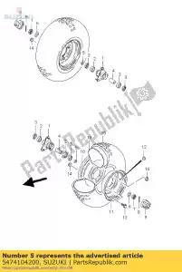 Suzuki 5474104200 spacer,fr. axle - Bottom side