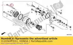 Aqui você pode pedir o conjunto de parafusos em Honda , com o número da peça 31205KPCD51: