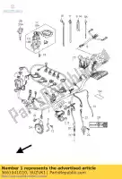 3661041G10, Suzuki, arnés, cableado suzuki gsx r1000 1000 , Nuevo