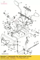 BW5F611000, Yamaha, manejar comp. yamaha lts125c lts125cj delight 125 , Nuevo