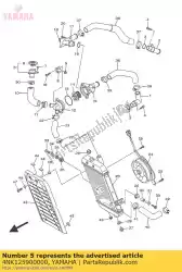 geleiding assy van Yamaha, met onderdeel nummer 4NK125900000, bestel je hier online: