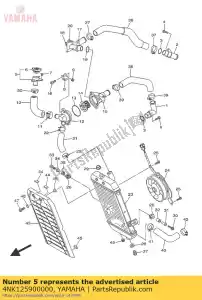 yamaha 4NK125900000 montagem de condução - Lado inferior