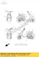 2B7F15F93000, Yamaha, grafico 3 yamaha cw 50 2013, Nuovo