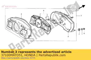 honda 37100MATD51 metro assy., combinazione - Il fondo