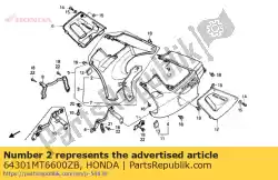 Aquí puede pedir capucha s * nh1 / type2 * de Honda , con el número de pieza 64301MT6600ZB: