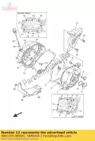 5B6154180000, Yamaha, cubierta, caja de cadena yamaha  tt r 110 2008 2009 2010 2011 2012 2013 2014 2015 2016 2017 2018 2019 2021, Nuevo