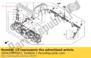 honda 16441MFP003 rura - Dół