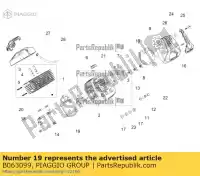 B063099, Piaggio Group, Cylinder head gasket moto-guzzi nevada classic v zgulw100, zgulwuc0  zgulw200;zgulwuc1; zgulw300;zgulwuc2;zgulw3004; zgulw600, zgulw601 zgulwub0 zgulwub1 zgulwub2 zgulwue0 750 2012 2014 2015 2016, New