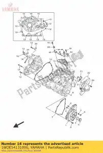 yamaha 1WDE54131000 hoes - Onderkant