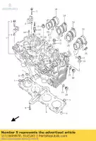 1111606B70, Suzuki, prowadnica, zawór wydech suzuki gsf gsx gsx r 550 600 650 750 1100 1200 1985 1986 1987 1988 1989 1990 1991 1992 1993 1994 1995 1996 1997 1998 1999 2000 2001 2002 2003 2004 2005 2006, Nowy