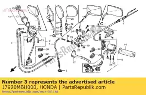 Honda 17920MBH000 kabel komp. b, przepustnica - Dół