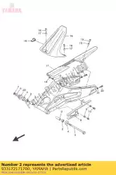 Ici, vous pouvez commander le roulement, cylindrique (4a0) auprès de Yamaha , avec le numéro de pièce 933172171700: