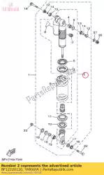 Aquí puede pedir subconjunto del amortiguador de Yamaha , con el número de pieza BF12220120: