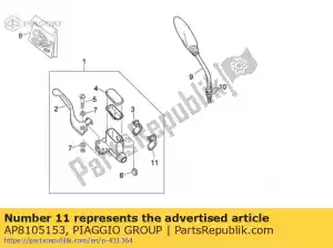 Piaggio Group AP8105153 parafuso em u - Lado inferior