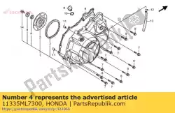 Aqui você pode pedir o borracha a, r. Amortecedor de cobertura em Honda , com o número da peça 11335ML7300: