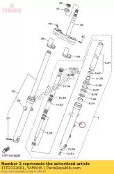 Here you can order the tube, outer (l. H) from Yamaha, with part number 1TP2312601: