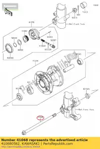 kawasaki 410680582 o?, fr, 12x226 klx150fff - Dół