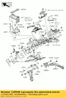 110541480, Kawasaki, suporte, assento, direita kawasaki zx6r ninja p zx 6r 600 , Novo