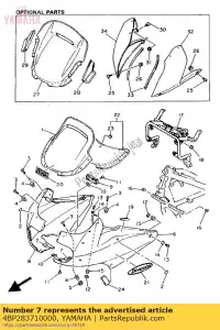 Yamaha 4BP283710000 apagador - Lado inferior