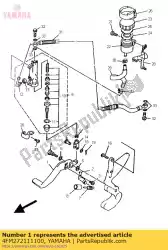 Qui puoi ordinare pedale, freno da Yamaha , con numero parte 4FM272111100: