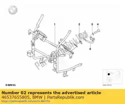 Here you can order the left rubber socket from BMW, with part number 46537655805: