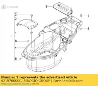 621976000C, Piaggio Group, En sp. puerta derbi piaggio boulevard fly vthm57200 50 100 125 150 2007 2008 2009 2010 2016, Nuevo