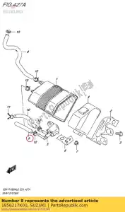 suzuki 1856217K00 tubo flessibile, spurgo n. 1 - Il fondo