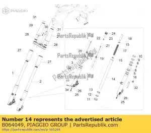 Piaggio Group B064049 manica - Il fondo