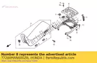 77200MAN600ZB, Honda, assise * type12 * honda nx dominator  nx650 650 , Nouveau