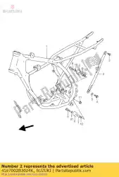 Ici, vous pouvez commander le tube, côté châssis auprès de Suzuki , avec le numéro de pièce 4167002B3024K: