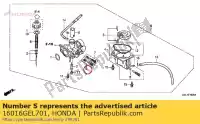 16016GEL701, Honda, conjunto de parafusos honda crf  f xr r xr50r crf50f 50 , Novo