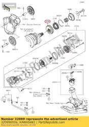 Tutaj możesz zamówić obudowa, sprz? G? O rozrusznika zx600p7f od Kawasaki , z numerem części 320990026: