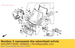 Here you can order the cap, screen setting screw from Honda, with part number 64105MT3000:
