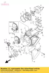 Here you can order the air cleaner case assy from Yamaha, with part number 5UM14401E000: