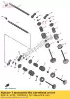 BX41211700, Yamaha, fermo, valvola sp yamaha yzfr1m yzfr1 yzfr1l yzf1000l yzfr1ml yzf1000dl yzf1000m yzfr1mm yzf1000dm 1000 , Nuovo