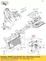 595020603, Kawasaki, fan-assy kle650eff kawasaki  kle 650 2015 2016 2017 2018 2019 2020 2021, New