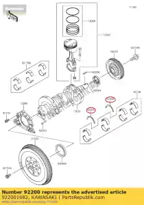 kawasaki 922001682 01 podk?adka - Dół