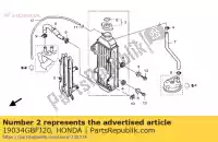 19034GBFJ20, Honda, kratka, ch?odnica honda cr 80 85 1986 1987 1988 1989 1990 1991 1992 1993 1994 1995 1996 1997 1998 1999 2000 2001 2002 2003 2004 2005 2006 2007, Nowy