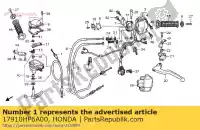 17910HP6A00, Honda, câble comp., accélérateur honda trx700xx 700 , Nouveau