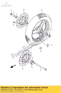 suzuki 0926217034 ball bearing - Bottom side