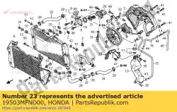 Aqui você pode pedir o mangueira a, radiador inferior em Honda , com o número da peça 19503MFND00: